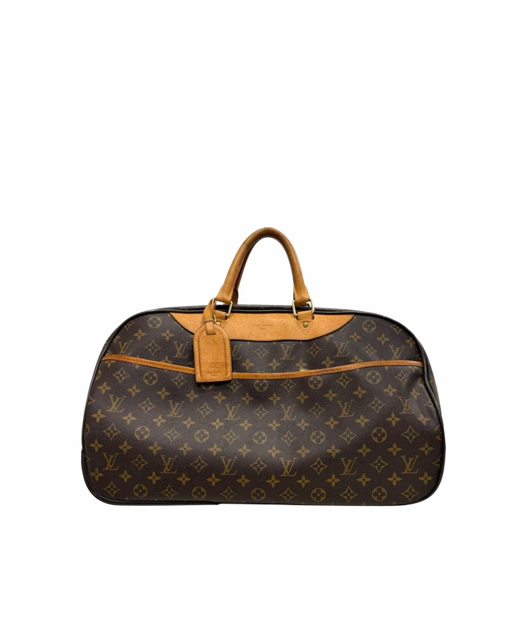 LOUIS VUITTON Коричневая кожаная дорожная/спортивная сумка, фото 1