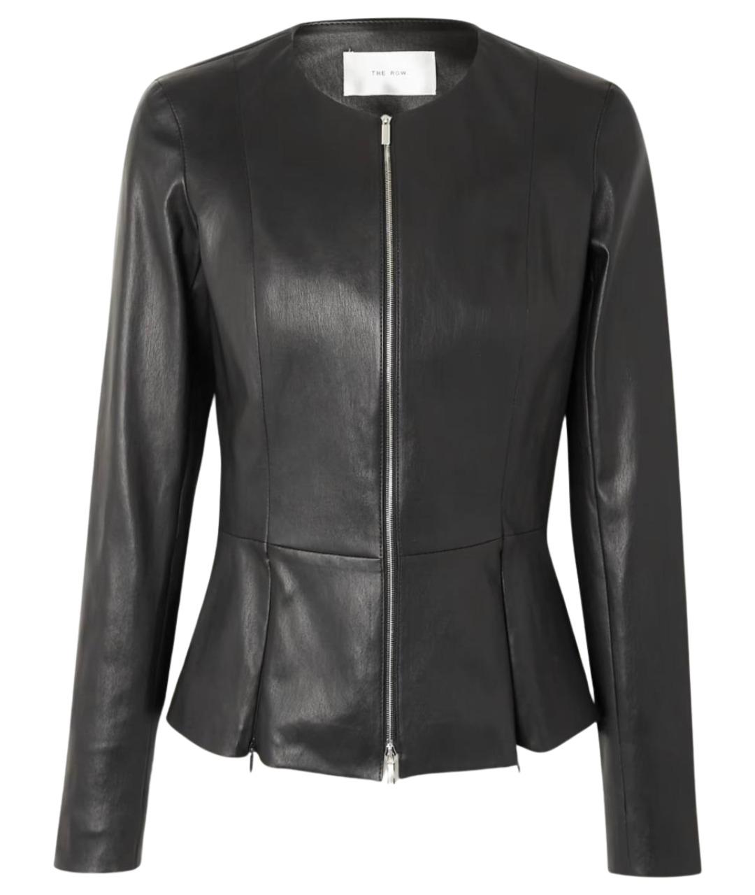 THE ROW Черная кожаная куртка, фото 1