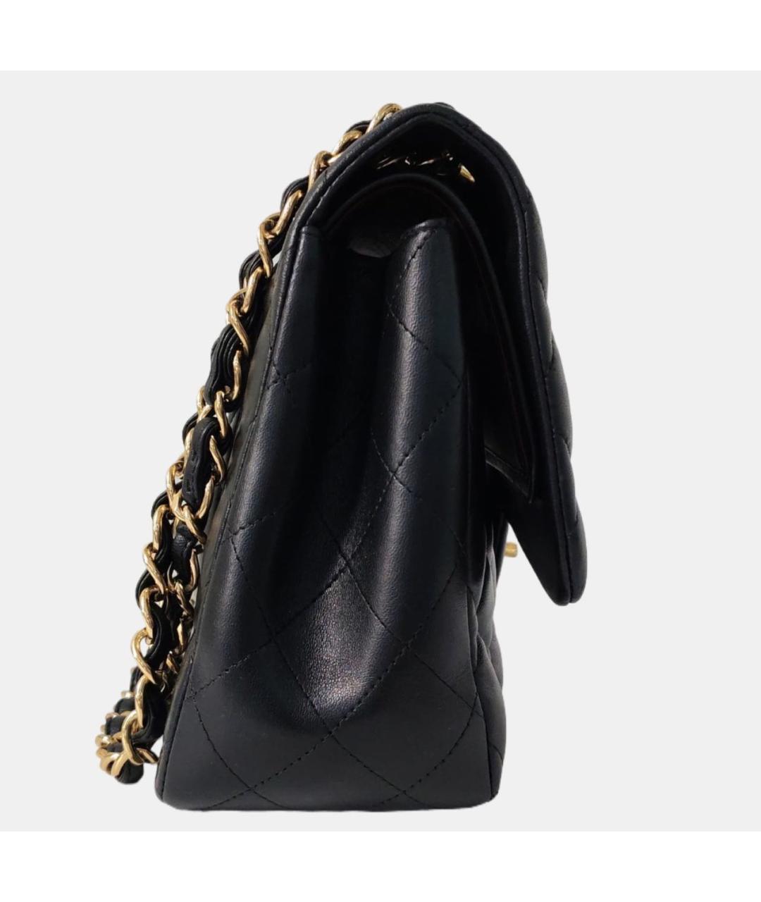 CHANEL Черная кожаная сумка через плечо, фото 3