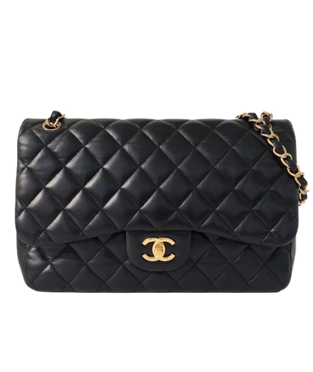 CHANEL Черная кожаная сумка через плечо, фото 9