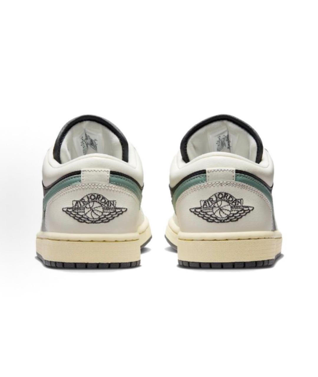 JORDAN Черные кожаные кроссовки, фото 4