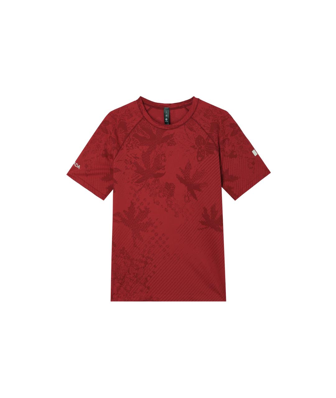 Lululemon Красная футболка, фото 1