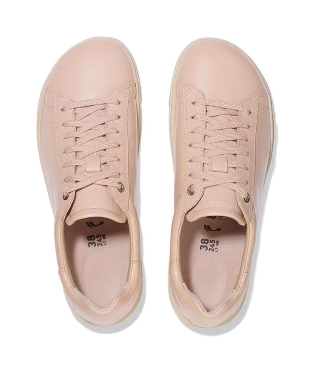 BIRKENSTOCK Розовые кожаные кроссовки, фото 3