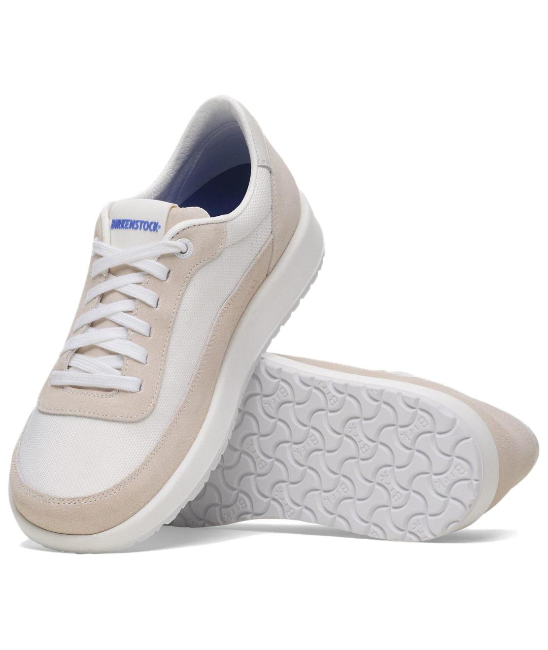 BIRKENSTOCK Бежевые замшевые кроссовки, фото 5