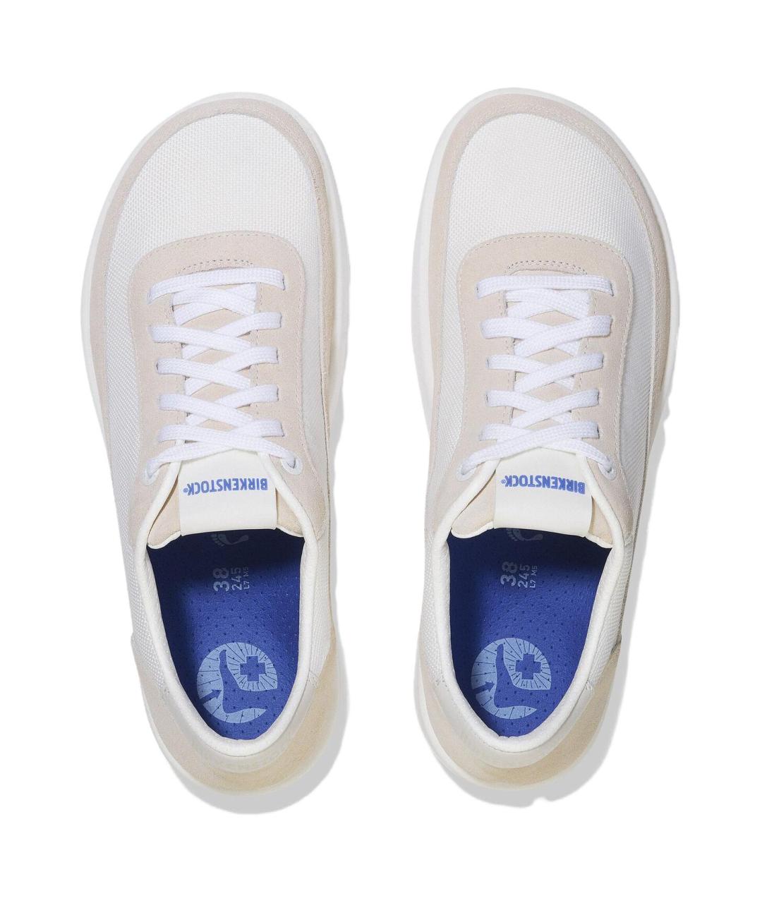 BIRKENSTOCK Бежевые замшевые кроссовки, фото 4