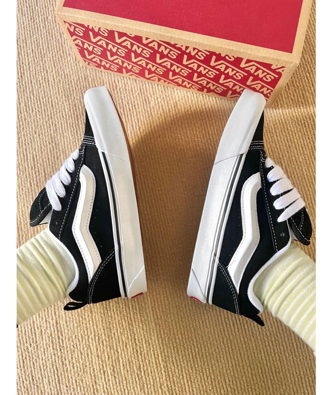 VANS Черные замшевые низкие кроссовки / кеды, фото 8