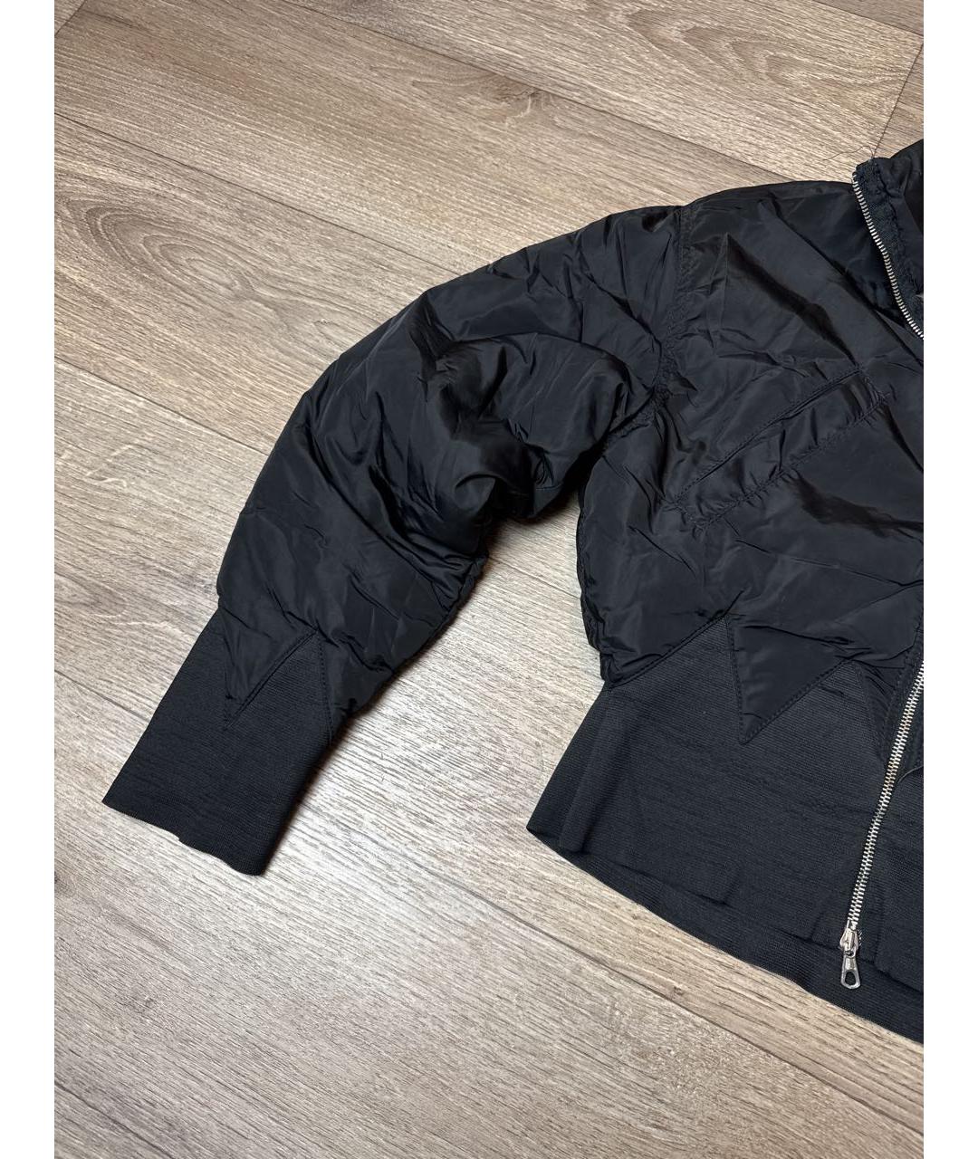 JEAN PAUL GAULTIER Черный синтетический пуховик, фото 8