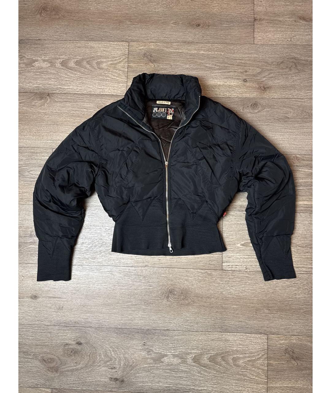 JEAN PAUL GAULTIER Черный синтетический пуховик, фото 9