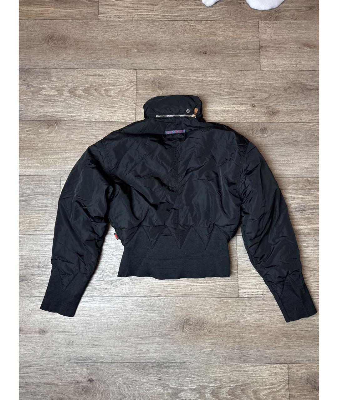 JEAN PAUL GAULTIER Черный синтетический пуховик, фото 2