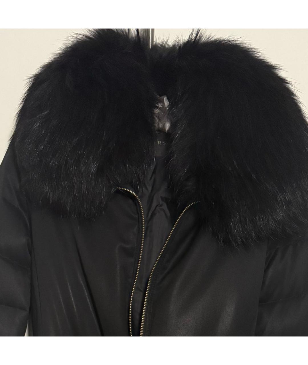 VERSACE Черный пуховик, фото 3
