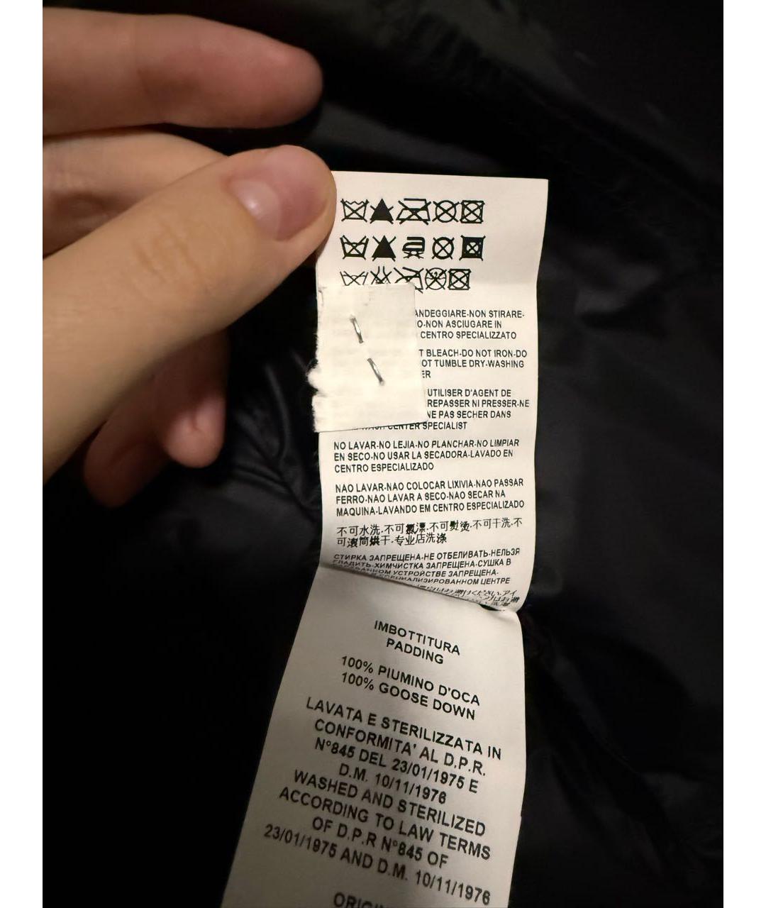 VERSACE Черный пуховик, фото 8