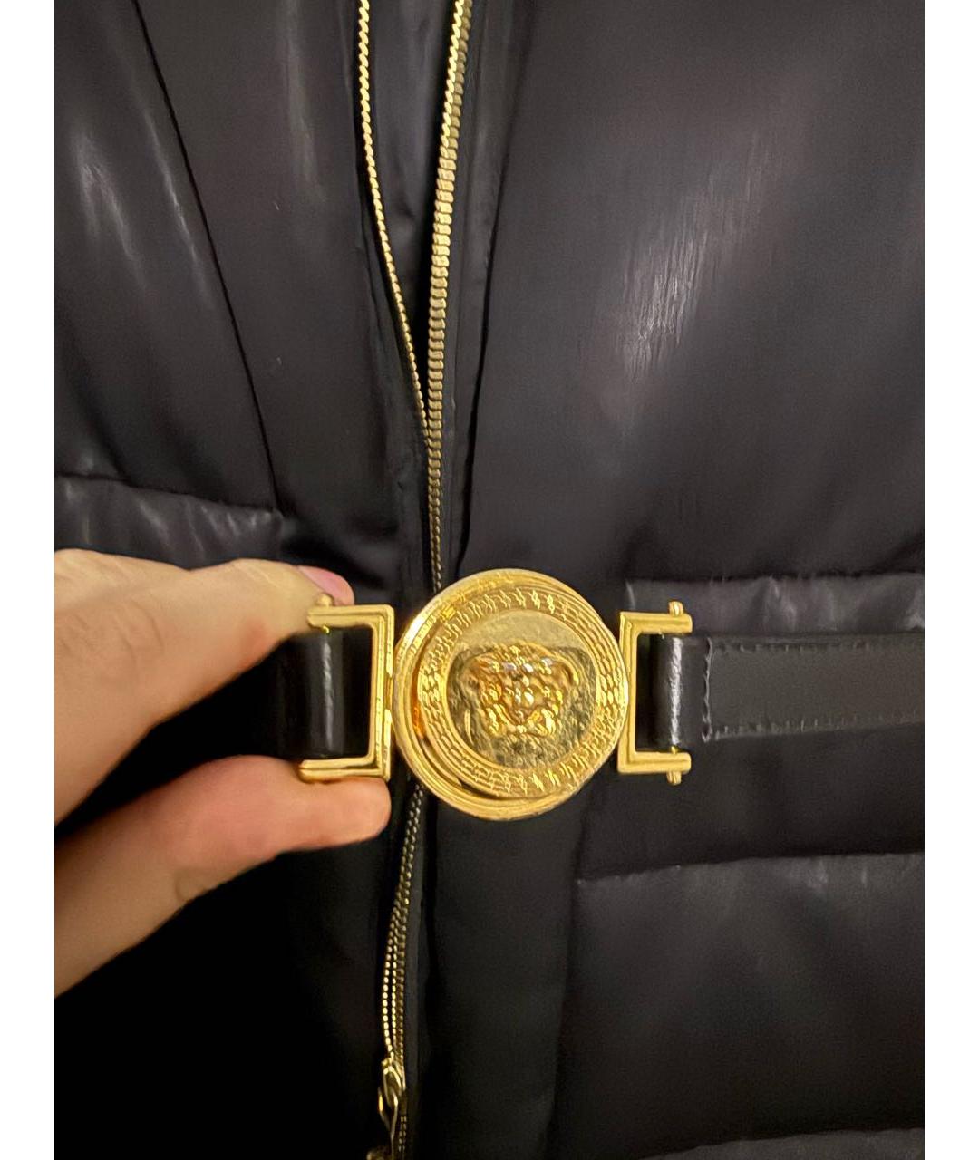 VERSACE Черный пуховик, фото 5