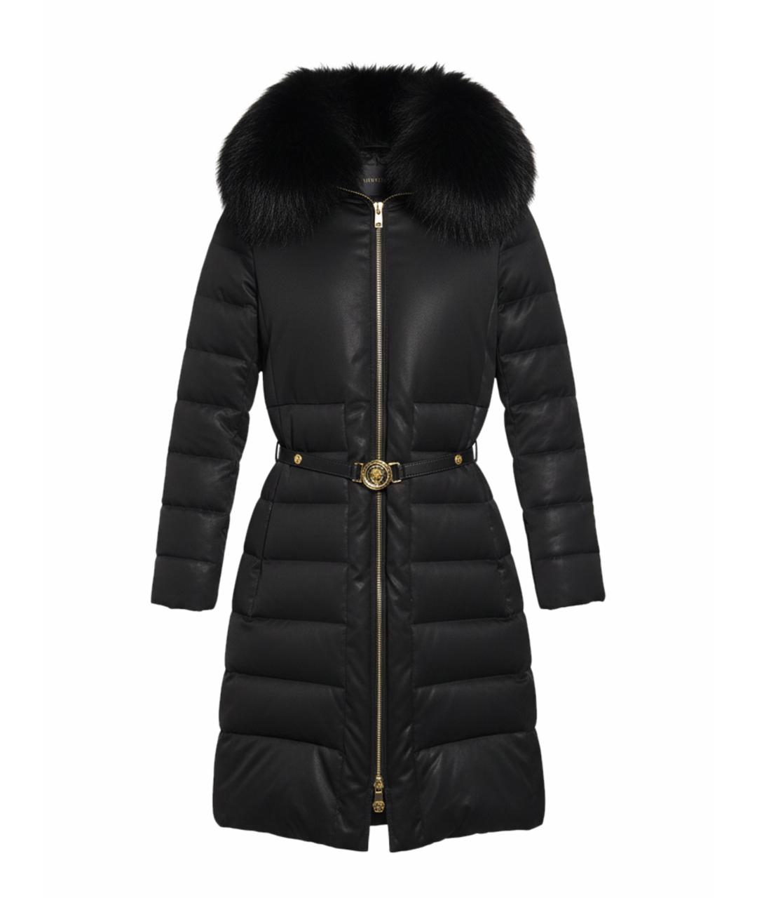 VERSACE Черный пуховик, фото 1