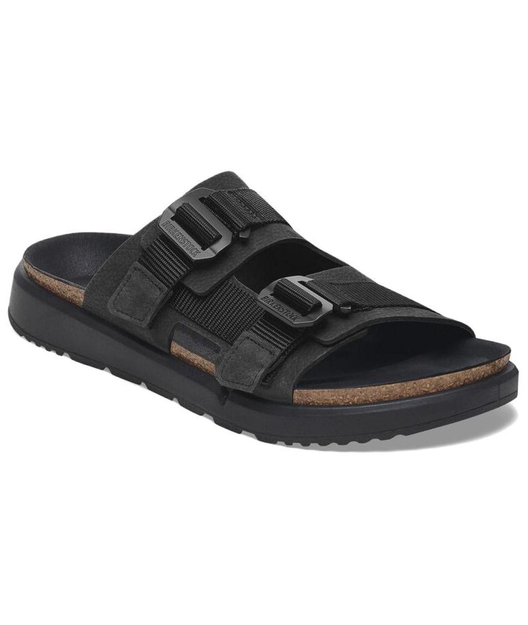 BIRKENSTOCK Черные кожаные сандалии, фото 2