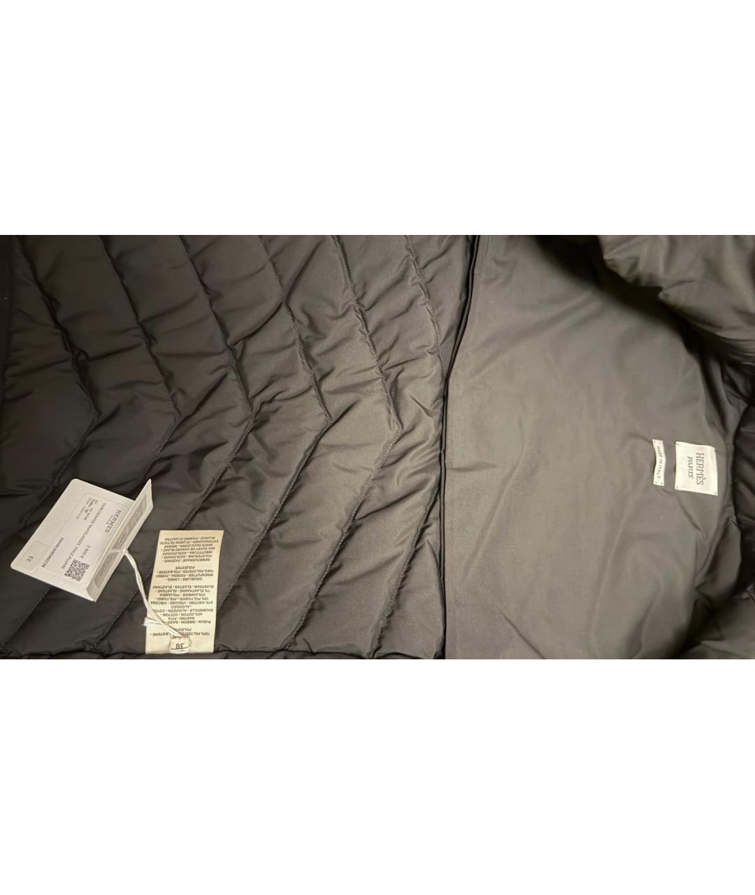 HERMES Черная куртка, фото 8