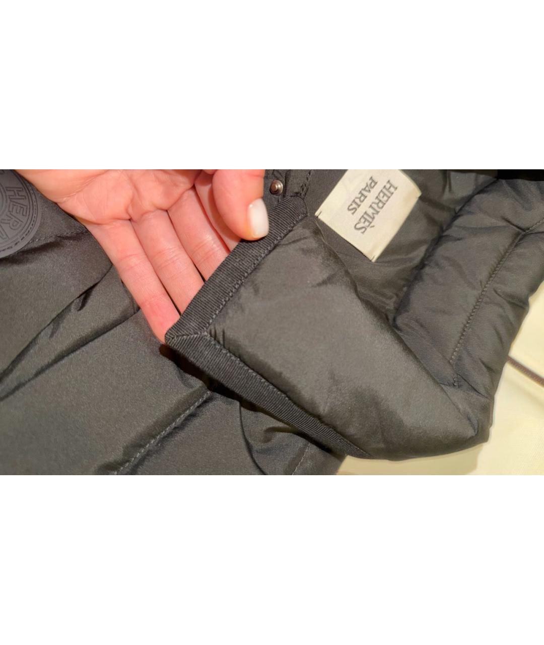 HERMES Черная куртка, фото 5