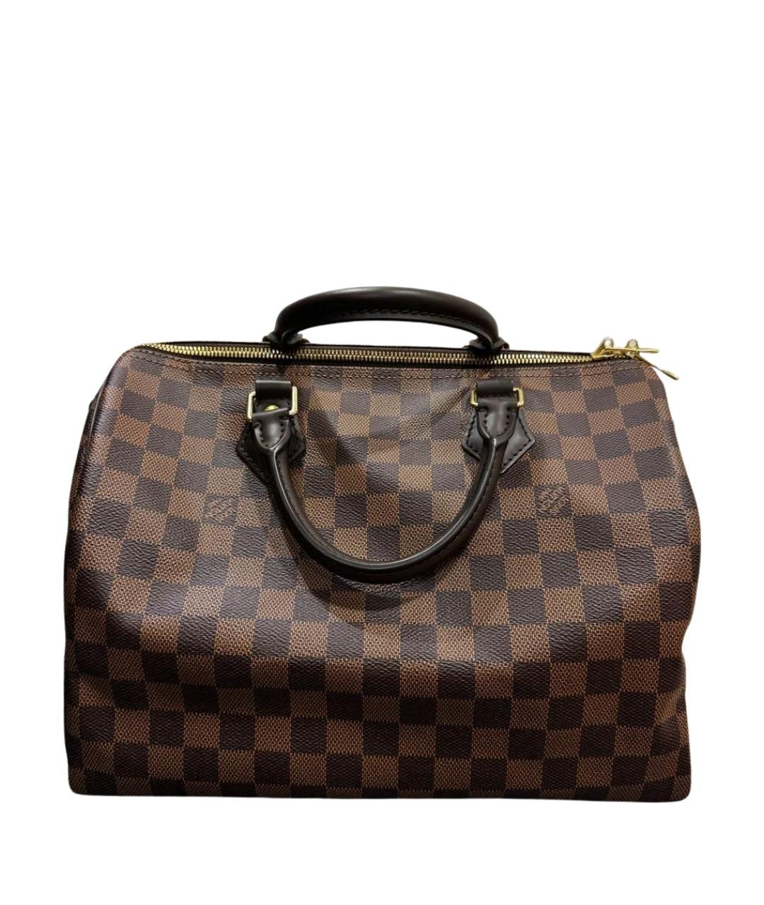 LOUIS VUITTON Коричневая сумка с короткими ручками, фото 1