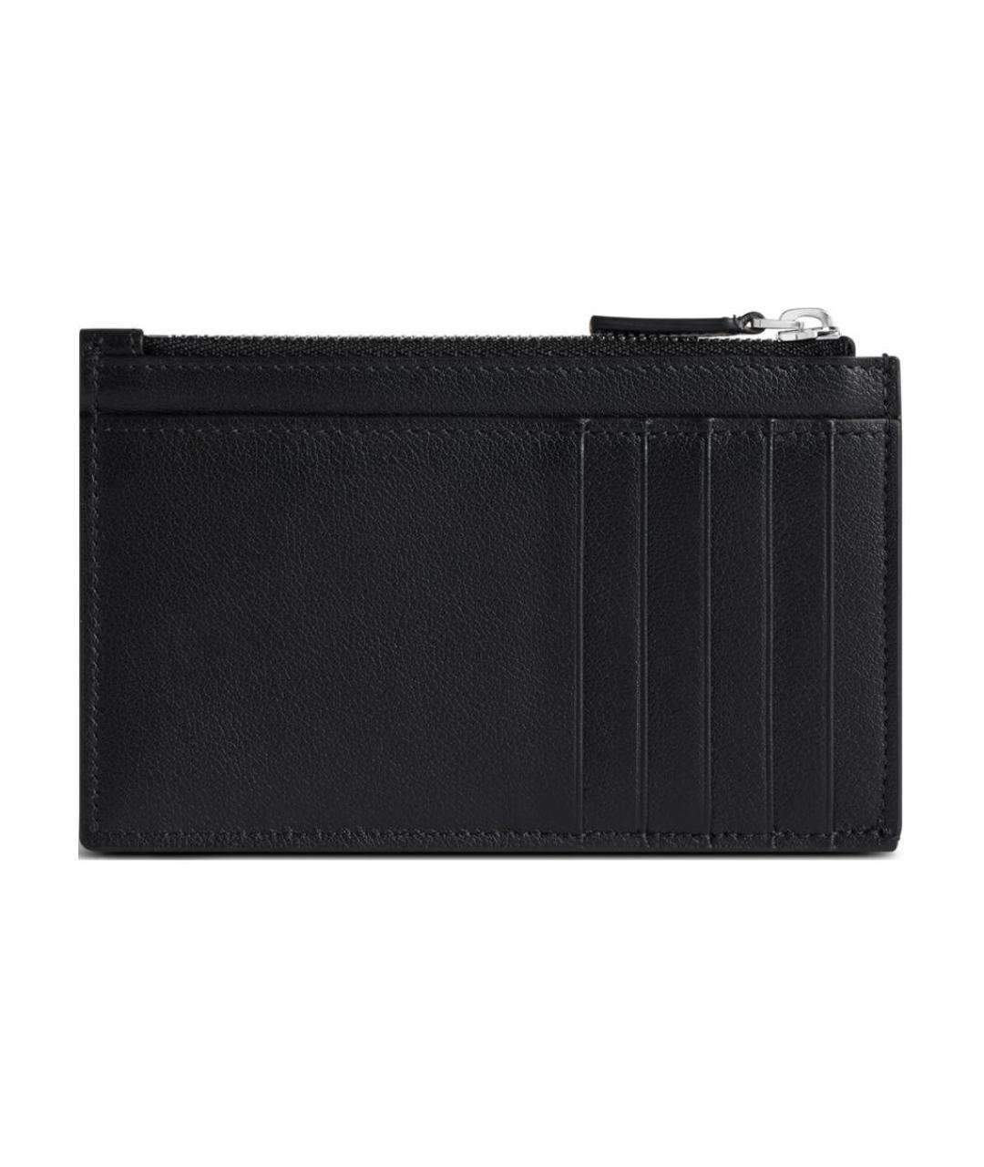 BALENCIAGA Черный кожаный кардхолдер, фото 2