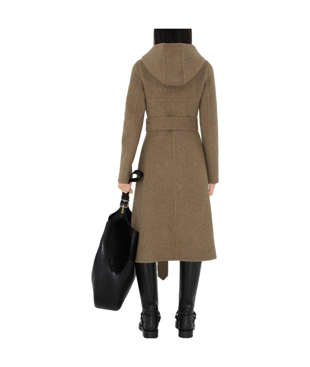 BURBERRY Бежевое пальто, фото 3