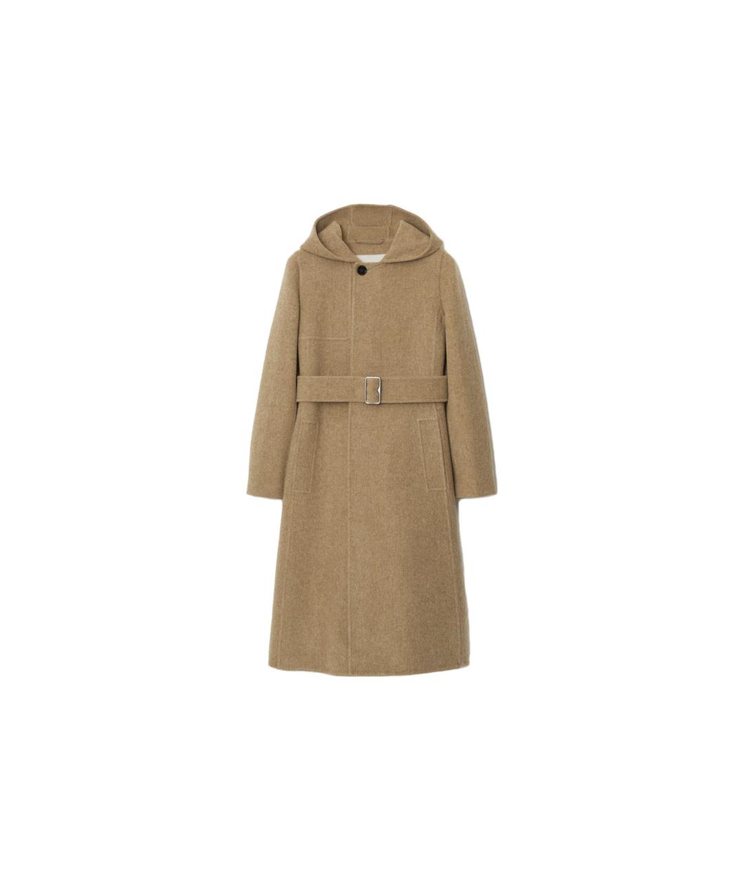 BURBERRY Бежевое пальто, фото 1