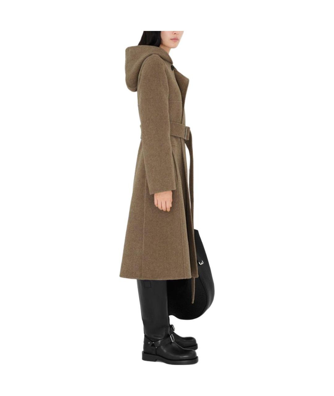 BURBERRY Бежевое пальто, фото 5