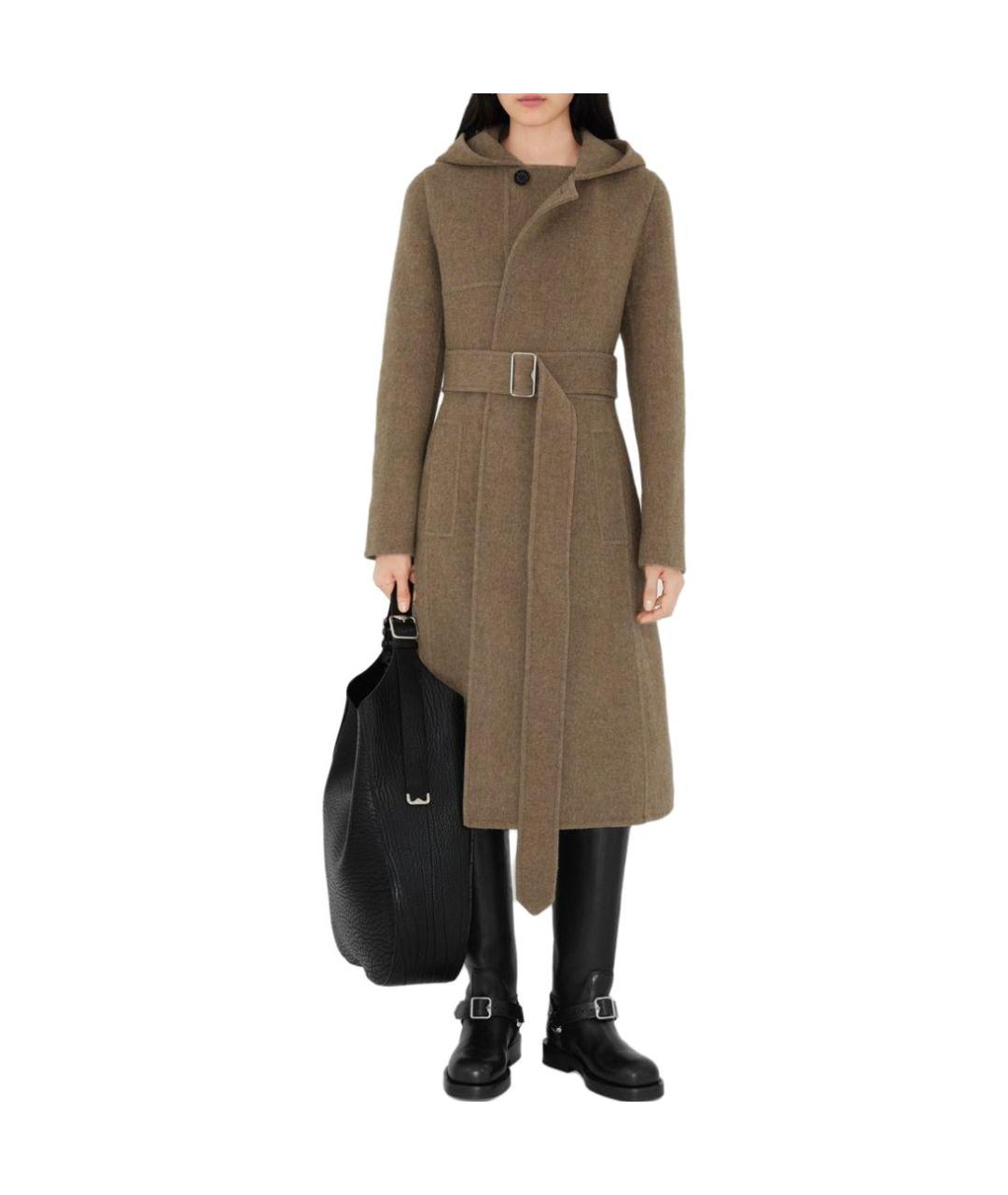 BURBERRY Бежевое пальто, фото 4