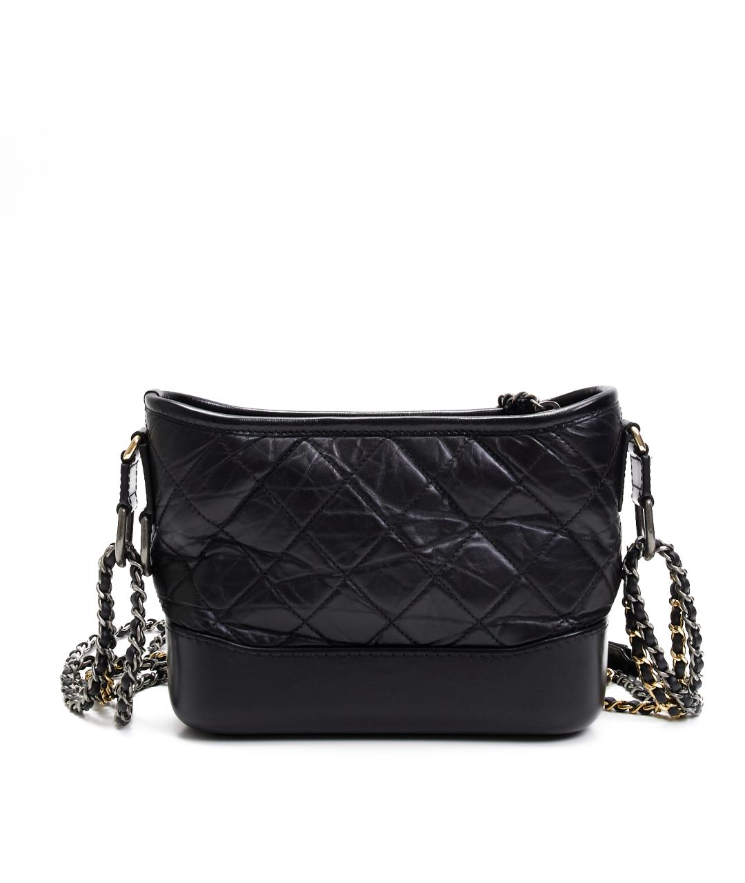 CHANEL Черная кожаная сумка тоут, фото 3