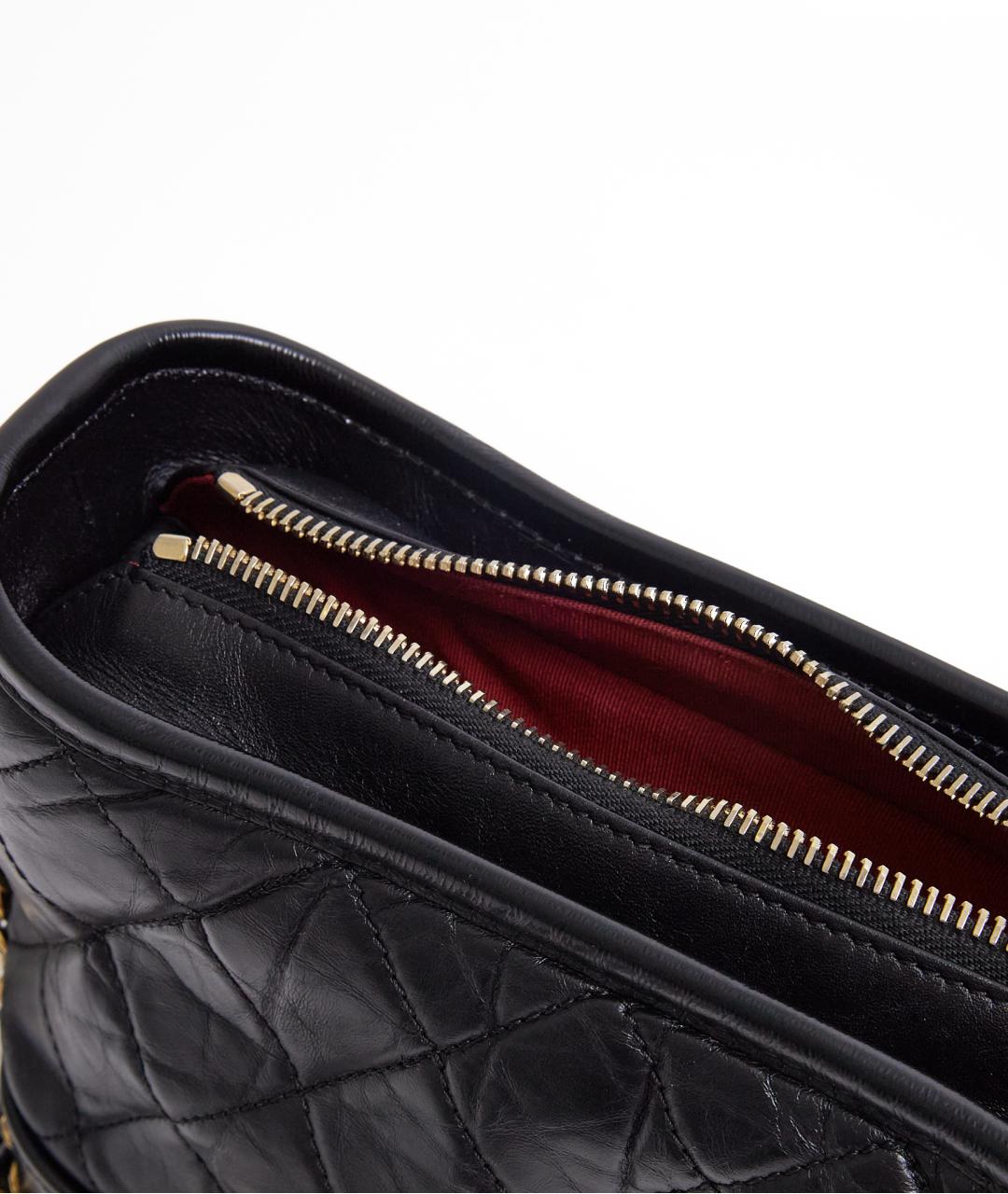 CHANEL Черная кожаная сумка тоут, фото 7