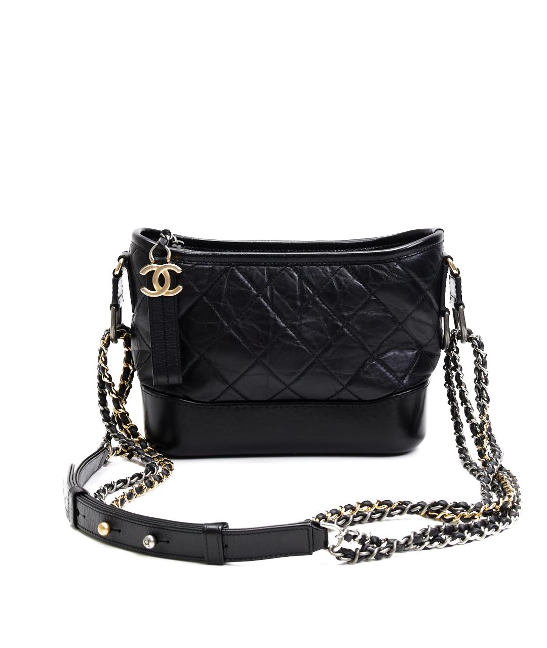 CHANEL Черная кожаная сумка тоут, фото 1