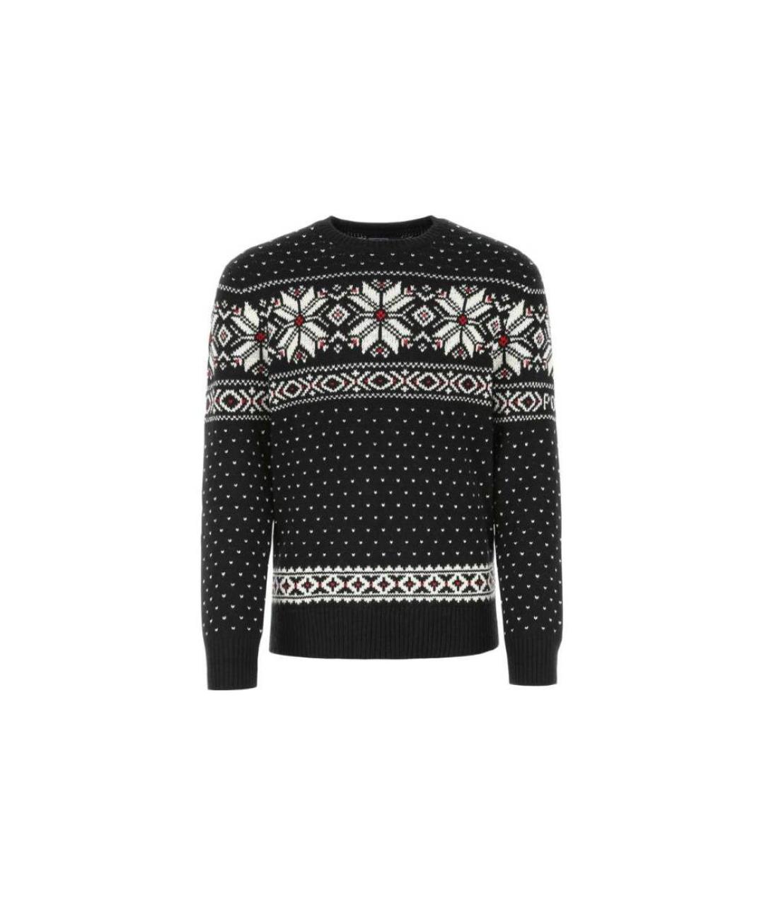 POLO RALPH LAUREN Черный кашемировый джемпер / свитер, фото 1