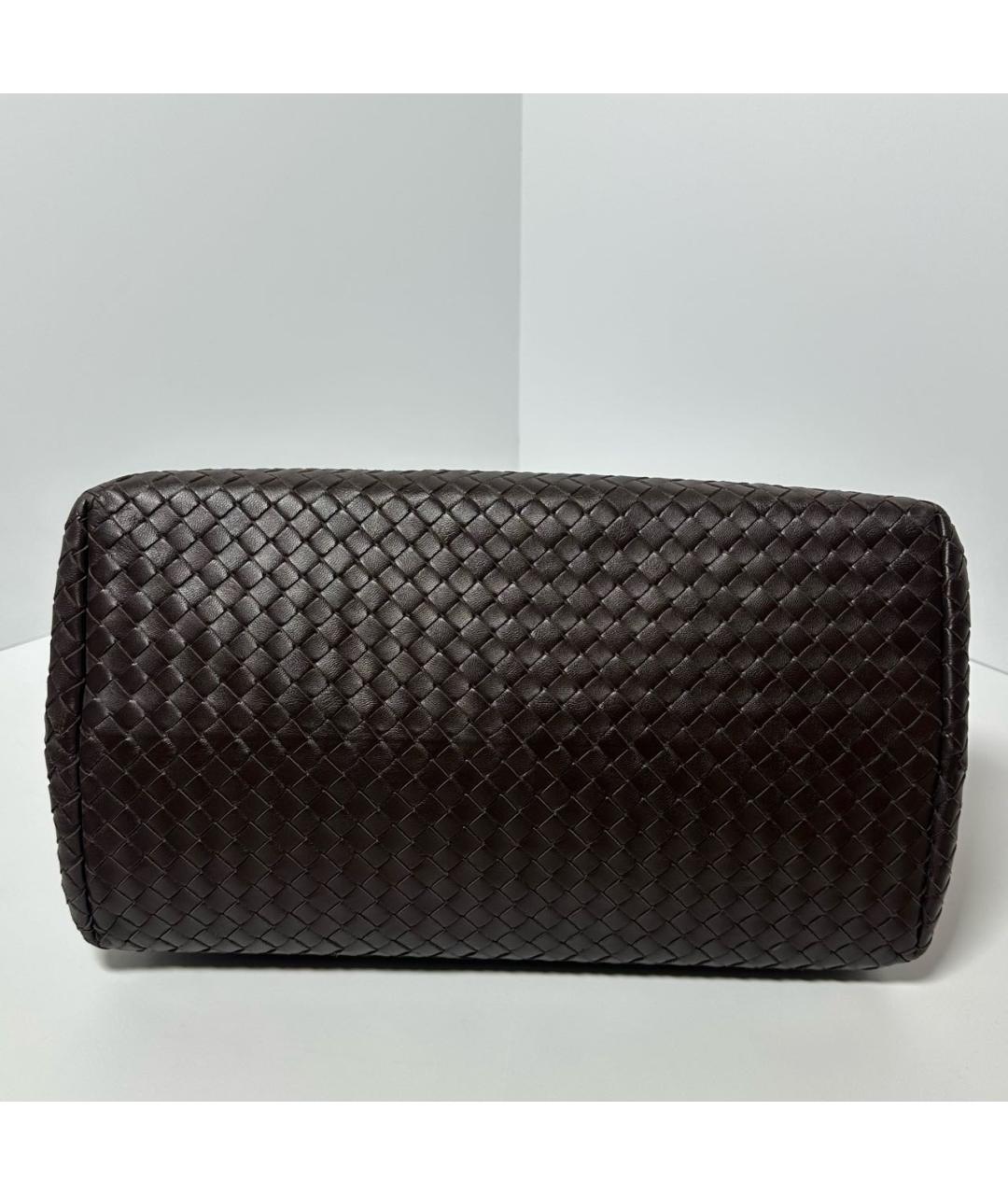 BOTTEGA VENETA Коричневая кожаная сумка тоут, фото 3