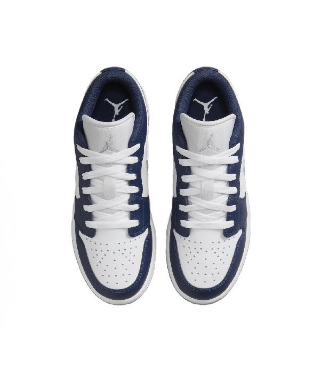 JORDAN Темно-синие кожаные кроссовки, фото 3