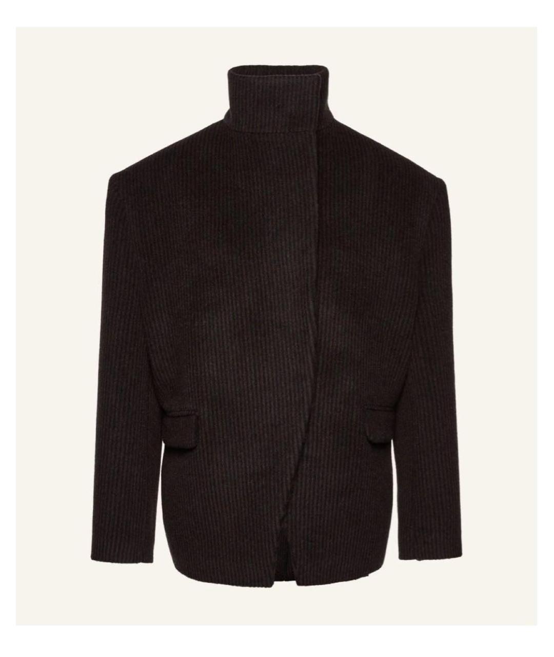 MAGDA BUTRYM Коричневый шерстяной жакет/пиджак, фото 5