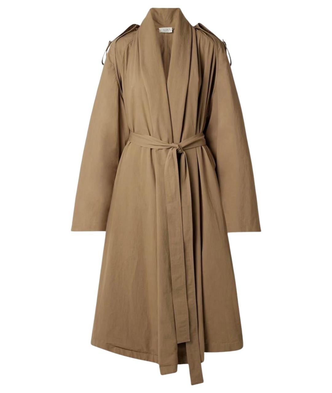 THE ROW Бежевый хлопковый тренч/плащ, фото 1