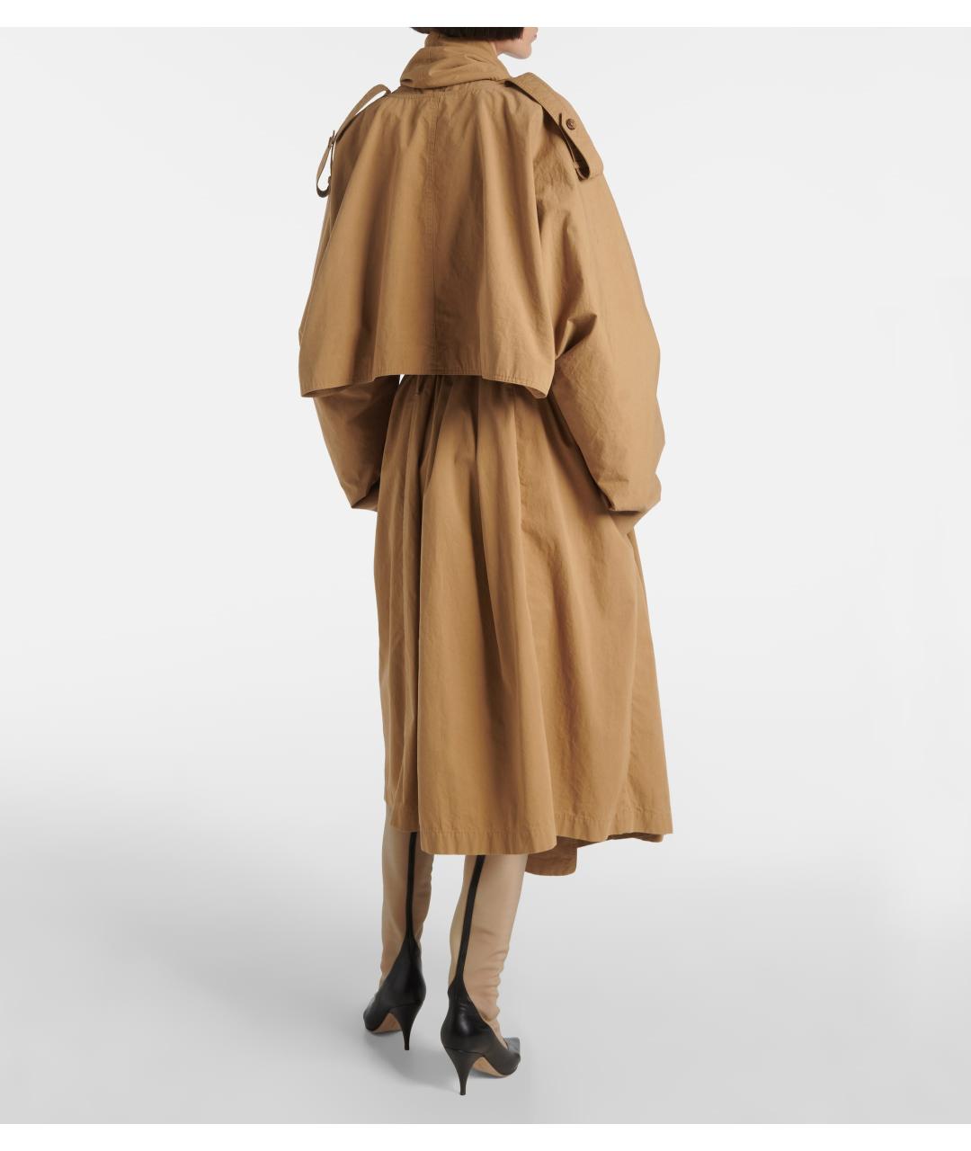 THE ROW Бежевый хлопковый тренч/плащ, фото 4