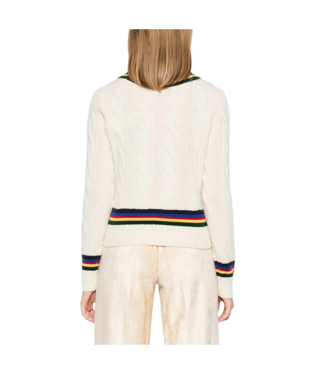 POLO RALPH LAUREN Бежевый джемпер / свитер, фото 4