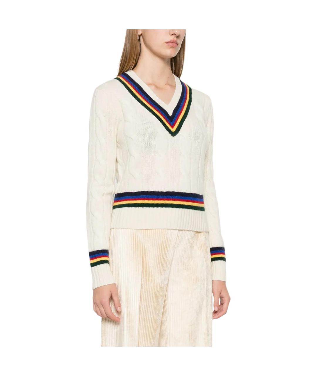 POLO RALPH LAUREN Бежевый джемпер / свитер, фото 5