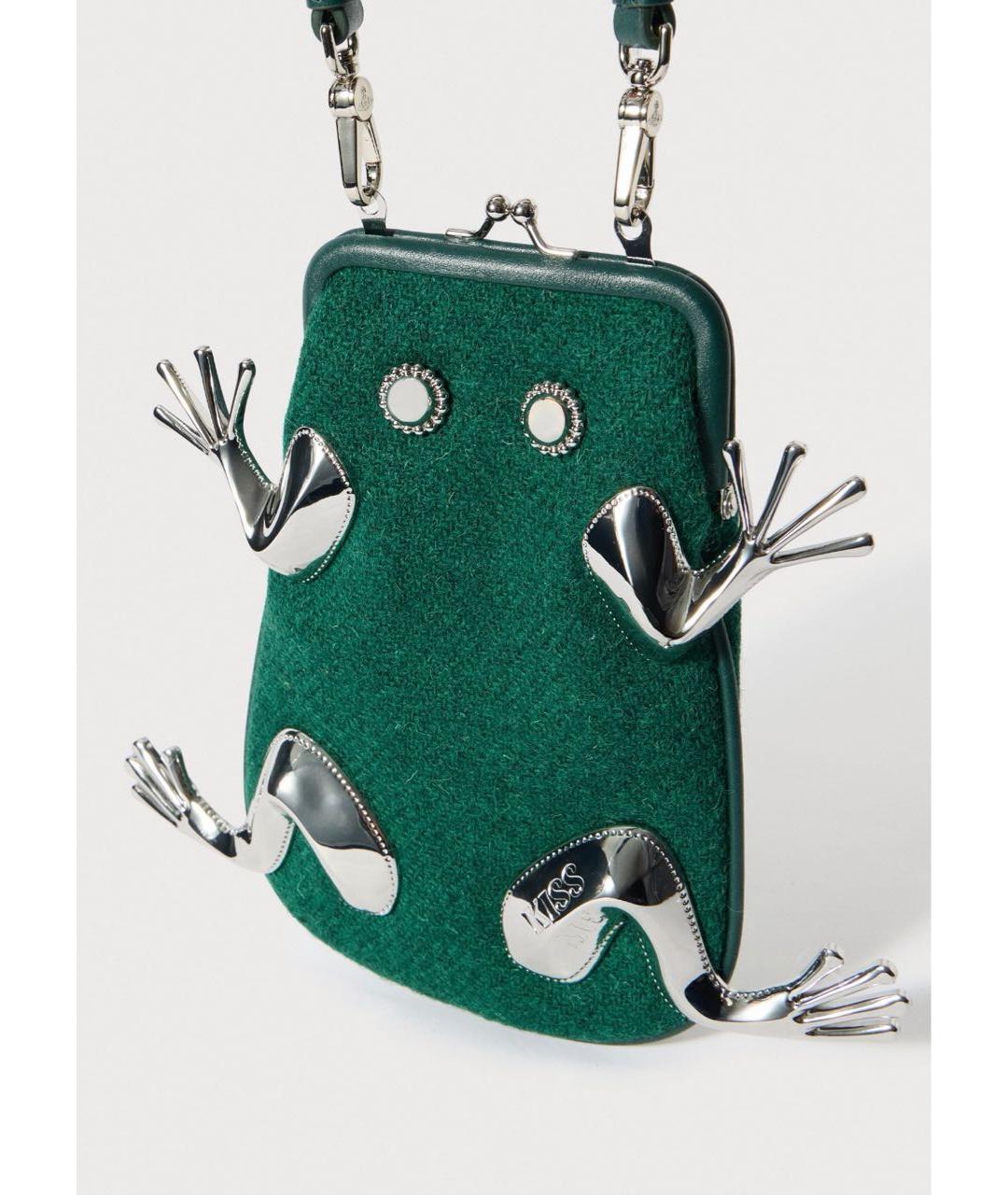 VIVIENNE WESTWOOD Зеленая сумка через плечо, фото 3
