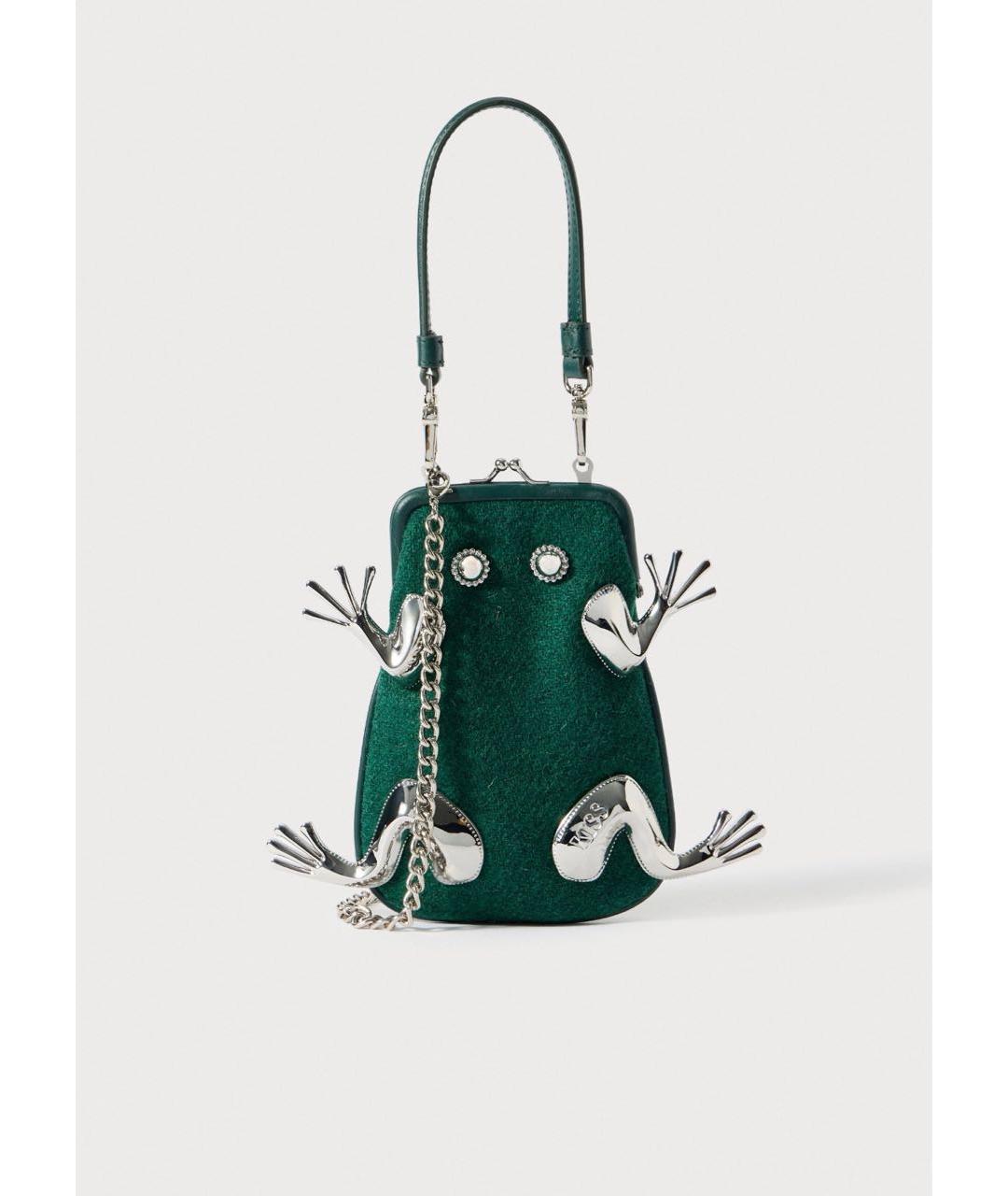 VIVIENNE WESTWOOD Зеленая сумка через плечо, фото 7