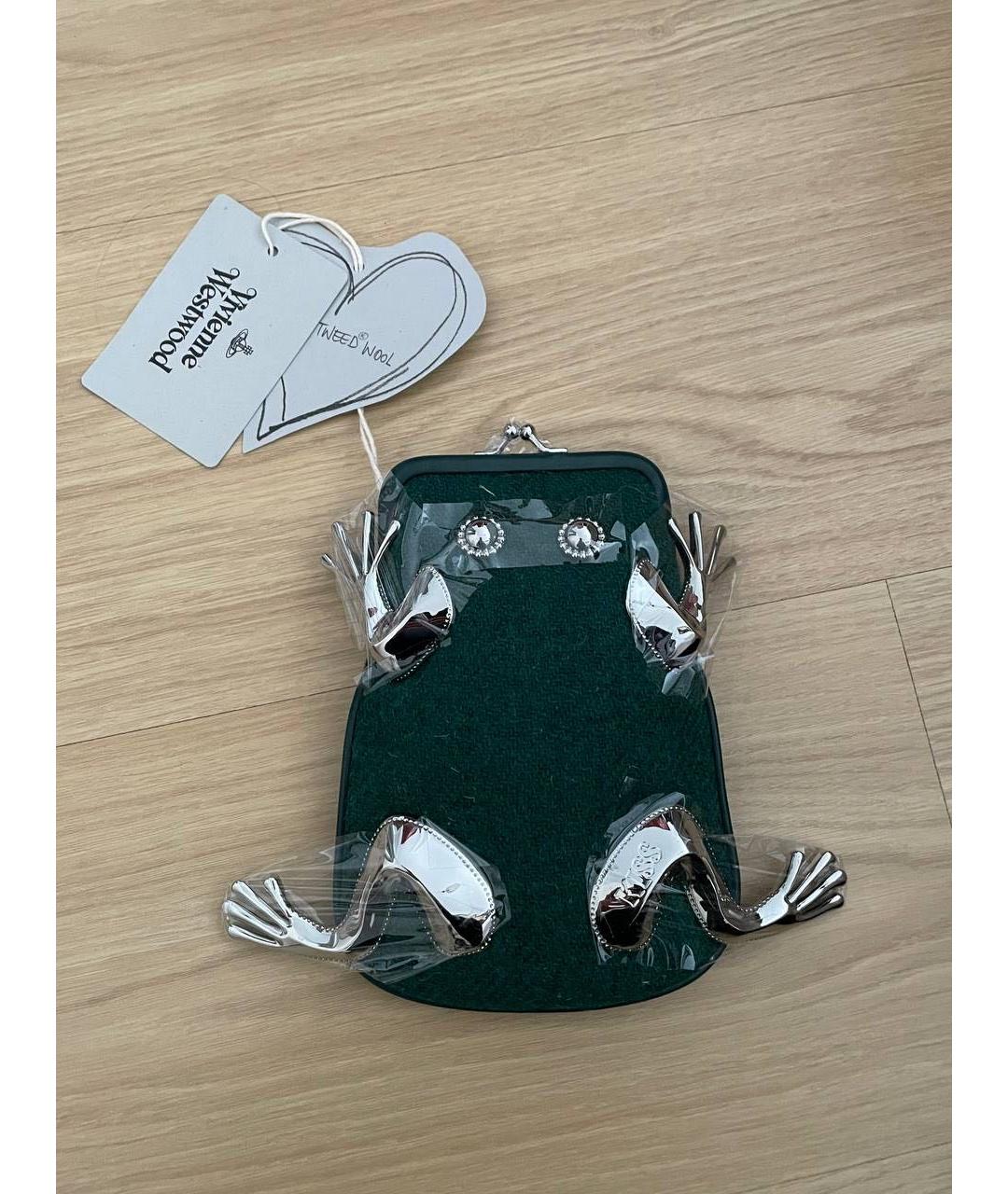 VIVIENNE WESTWOOD Зеленая сумка через плечо, фото 4