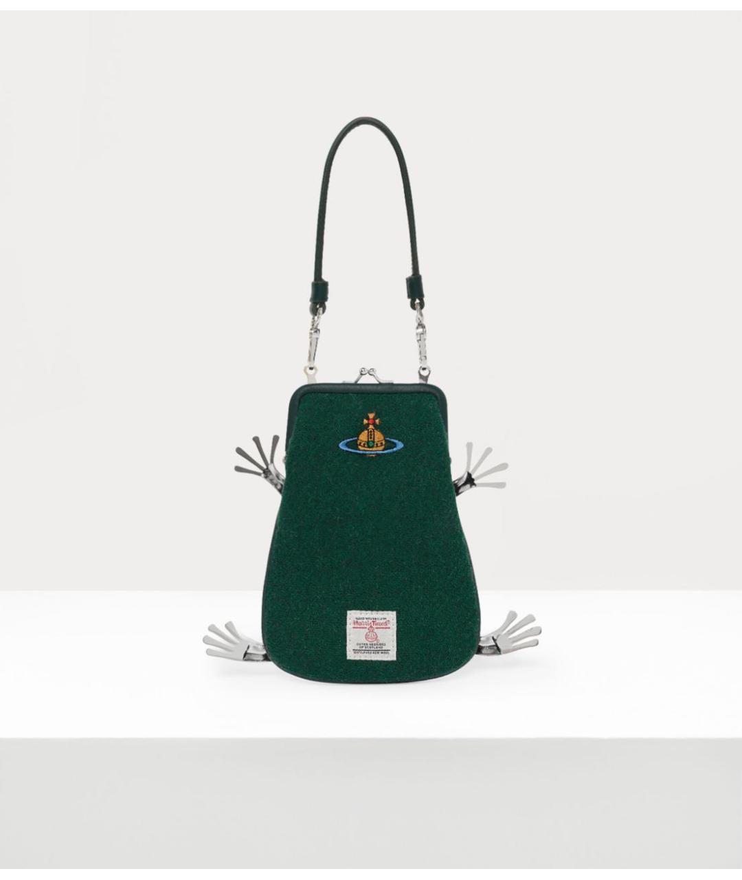 VIVIENNE WESTWOOD Зеленая сумка через плечо, фото 6