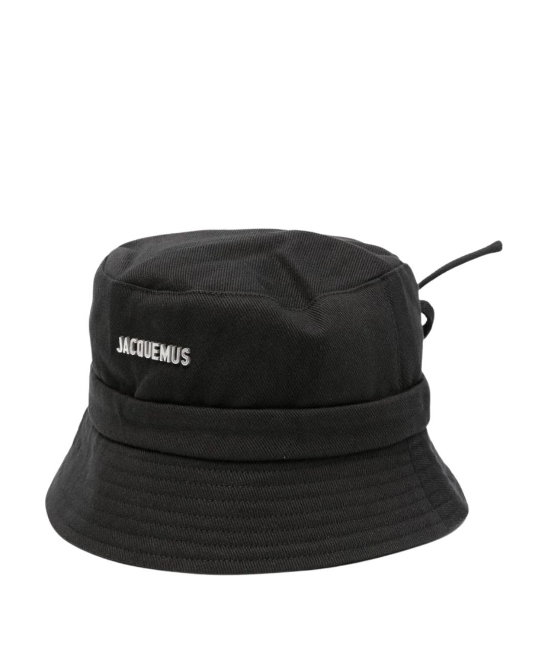 JACQUEMUS Черная хлопковая панама, фото 1