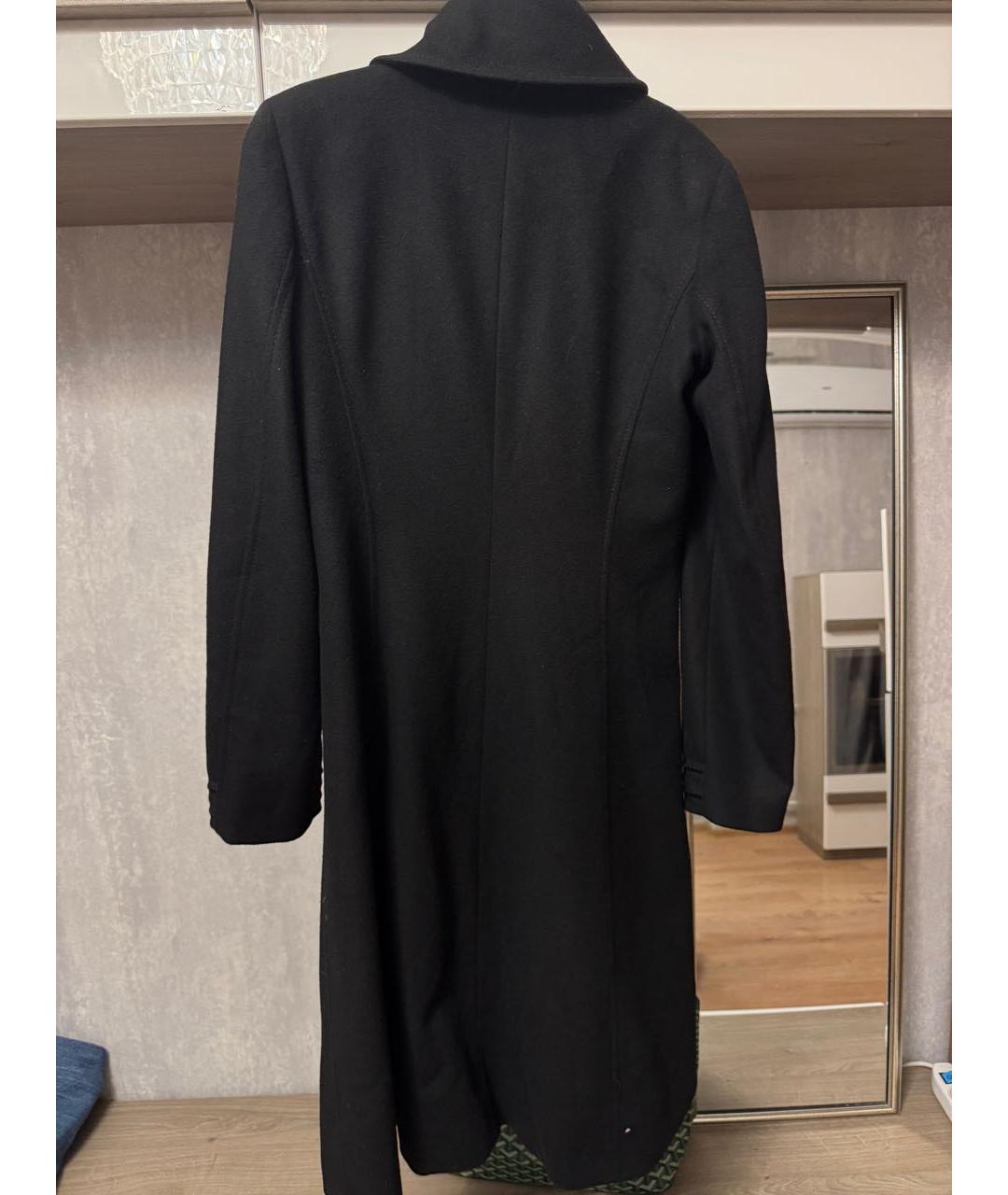 ALEXANDER MCQUEEN Черное кашемировое пальто, фото 2