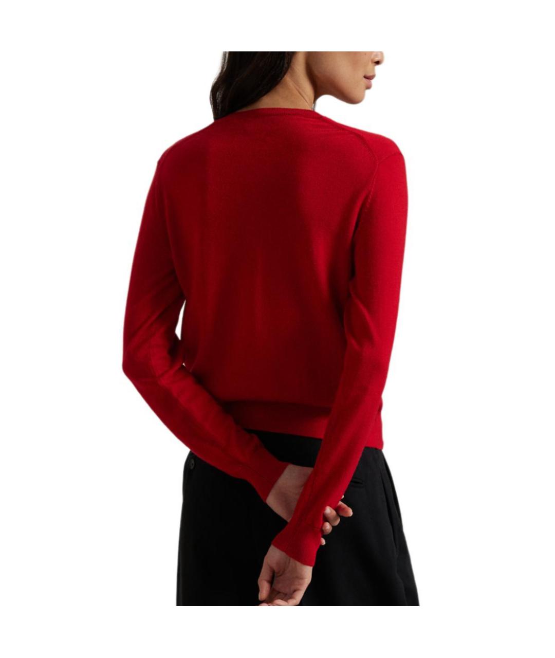 POLO RALPH LAUREN Красный кардиган, фото 4