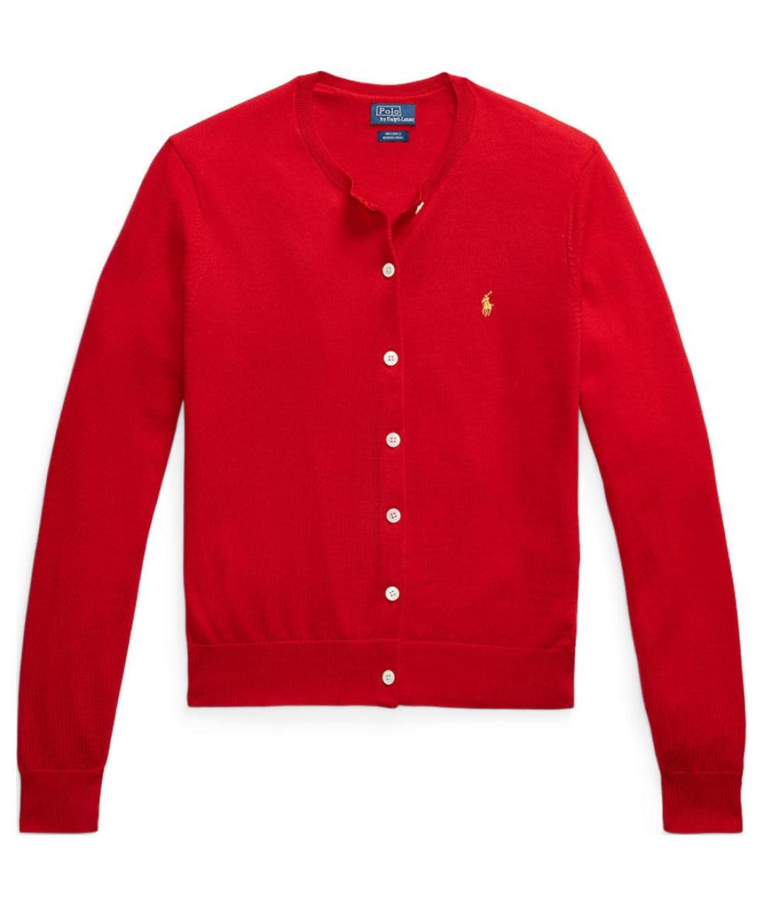 POLO RALPH LAUREN Красный кардиган, фото 1