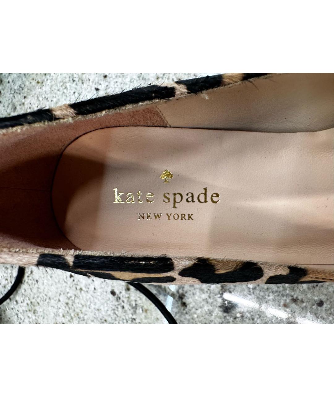 KATE SPADE Мульти кожаные туфли, фото 5