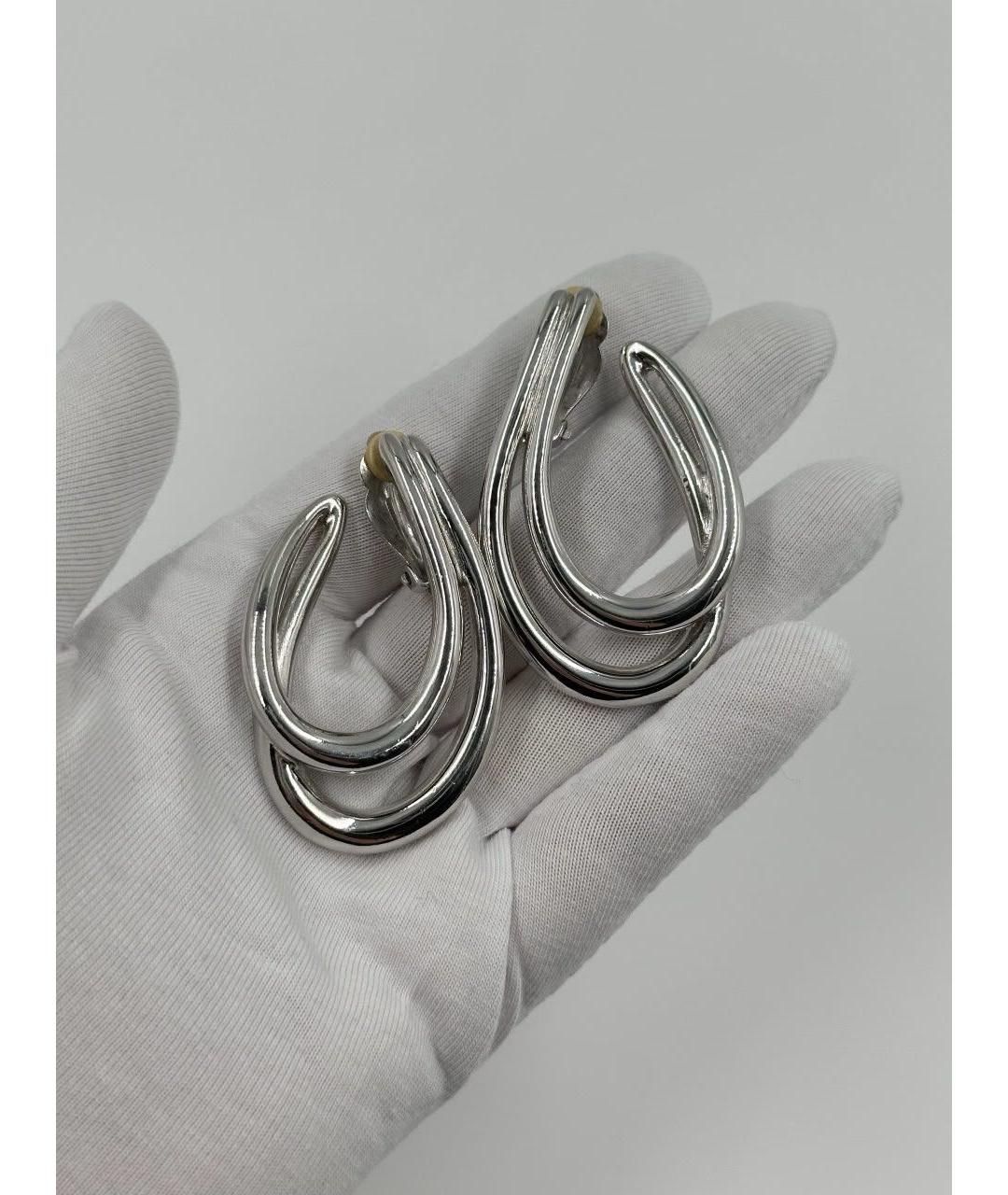 GIVENCHY Серебряные клипсы, фото 4