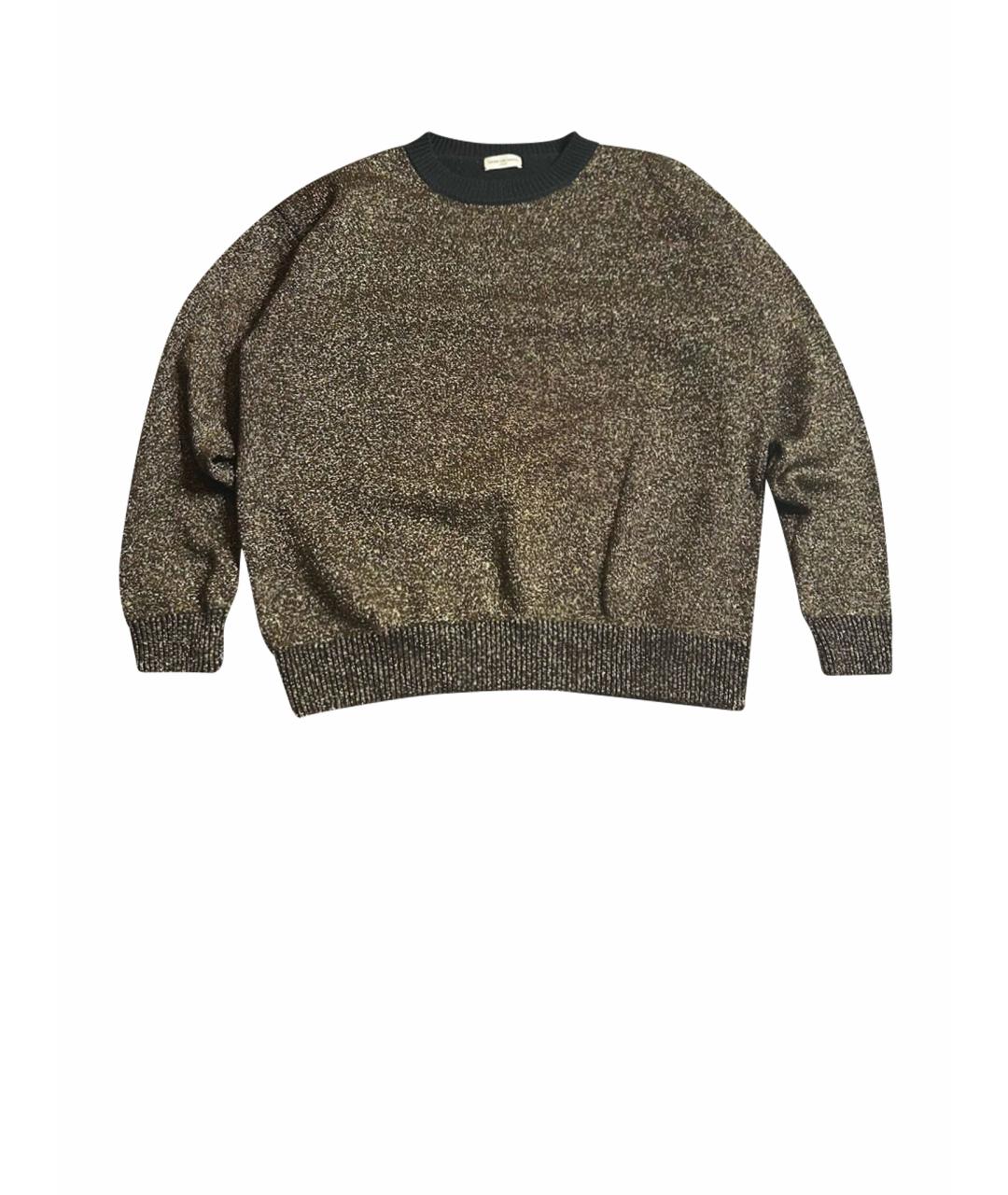 DRIES VAN NOTEN Золотой шерстяной джемпер / свитер, фото 1