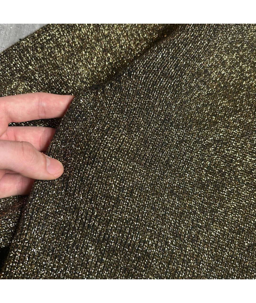 DRIES VAN NOTEN Золотой шерстяной джемпер / свитер, фото 2