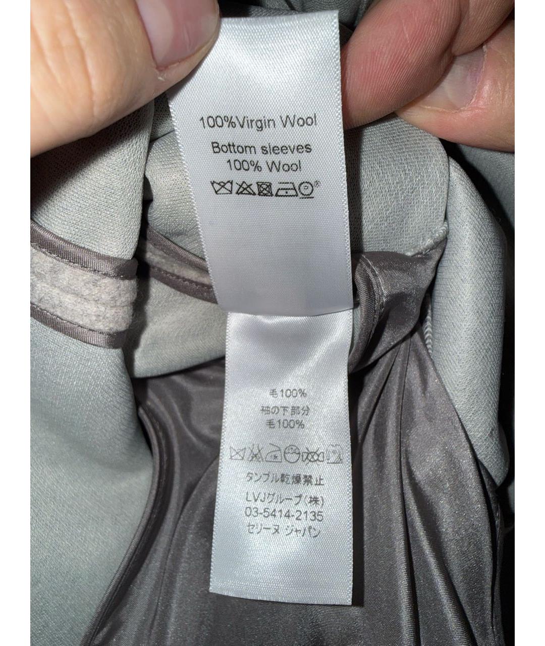 CELINE Серое шерстяное повседневное платье, фото 5